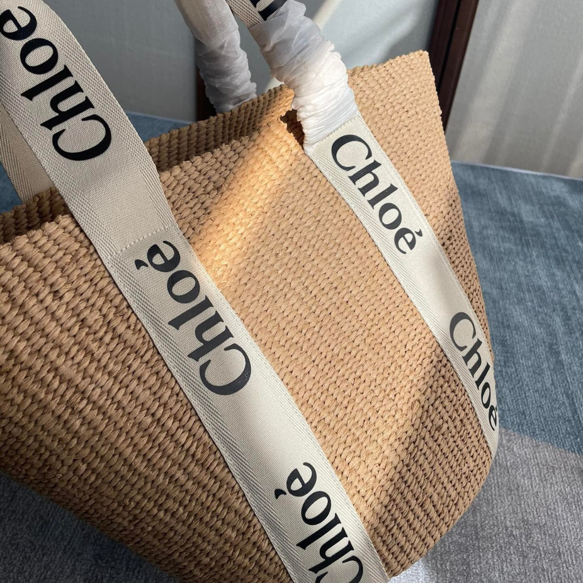 CHLOÉ WOODY LARGE BASKET BAG