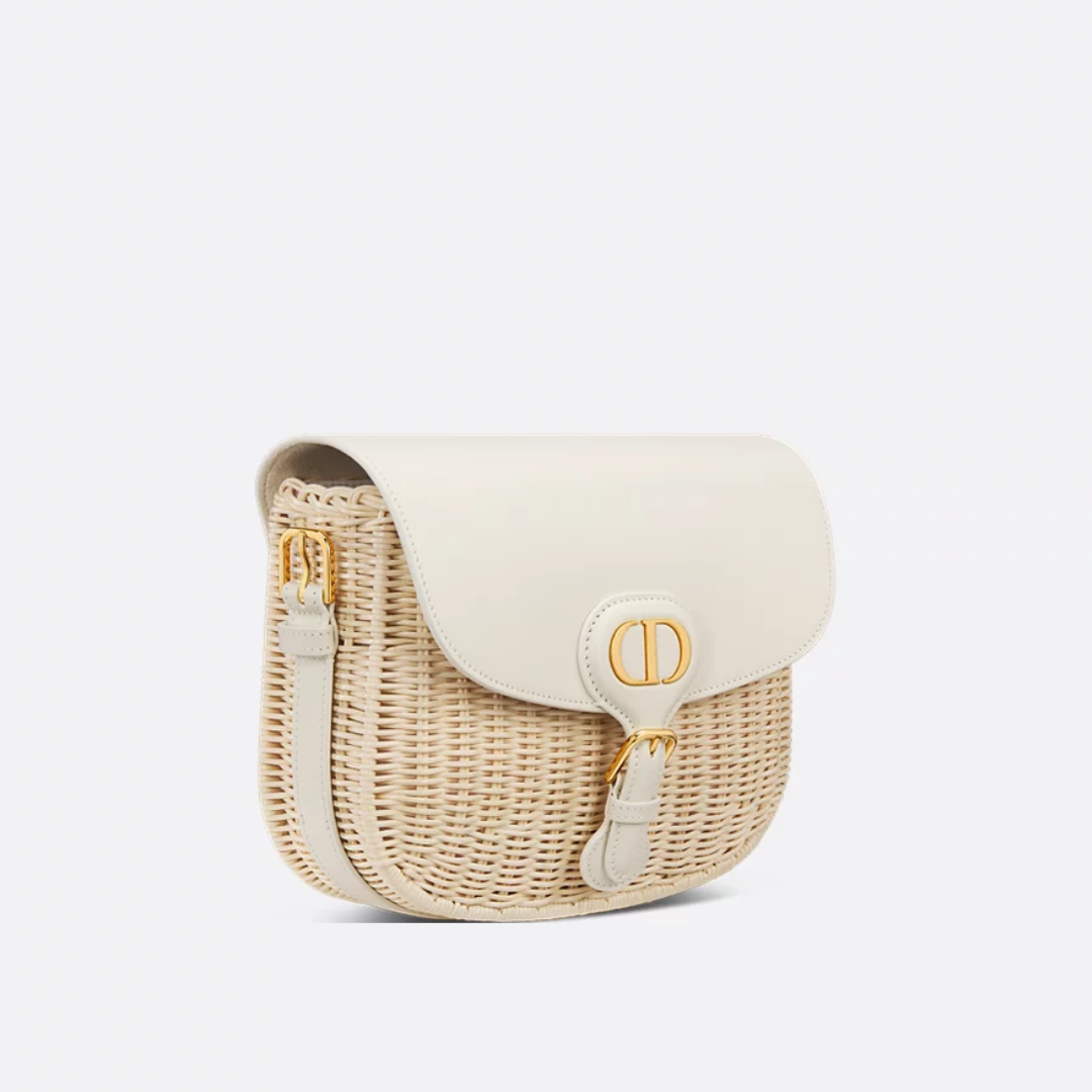 DIOR BOBBY MEDIUM BAG AND 30 MONTAIGNE WEDGE SLIDE SET