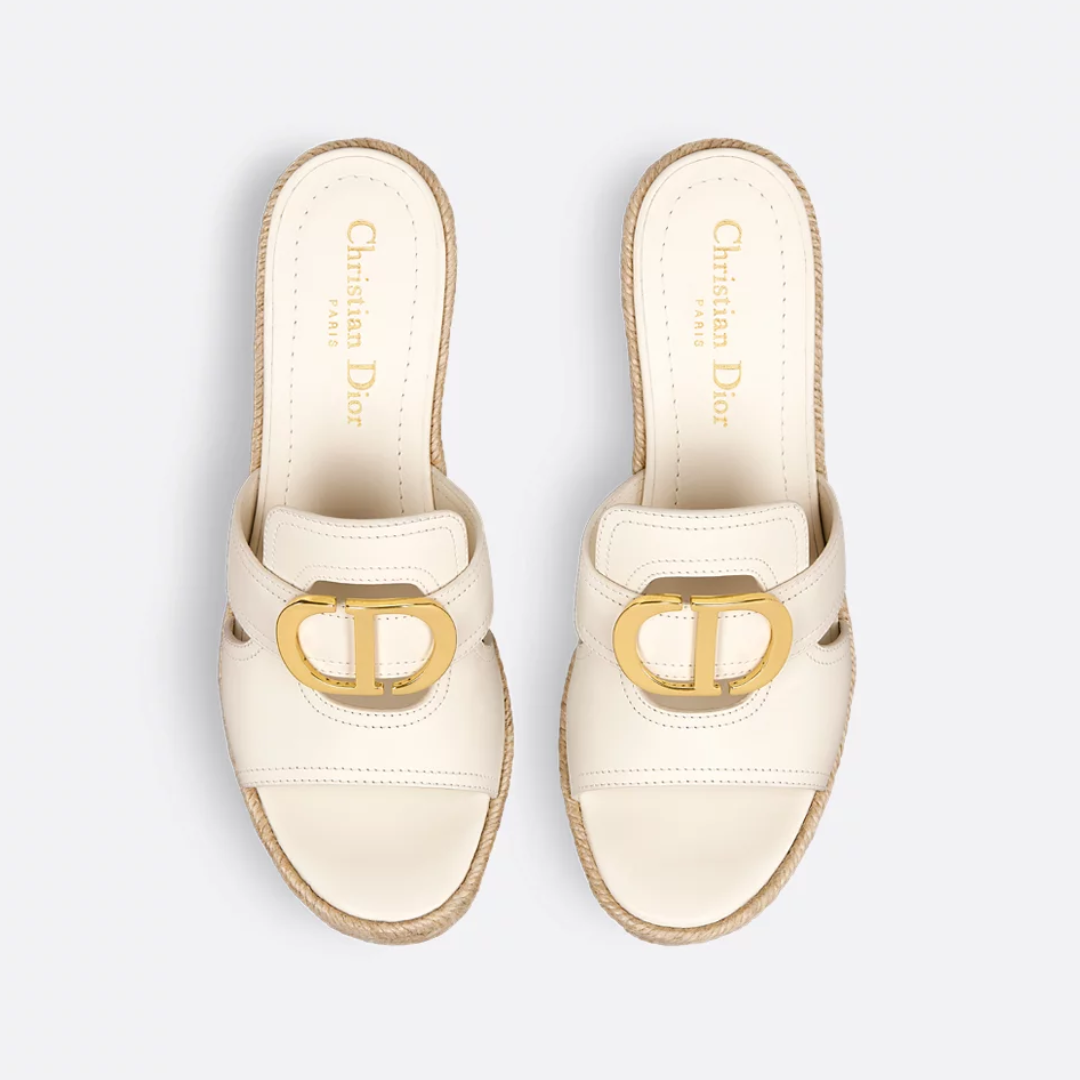 DIOR BOBBY MEDIUM BAG AND 30 MONTAIGNE WEDGE SLIDE SET